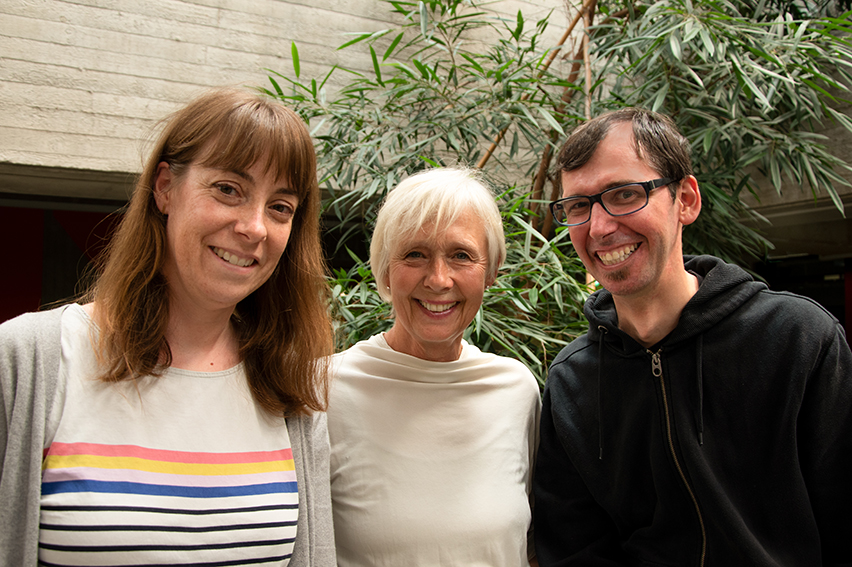 Contact photo of Team Accessible: Julia Böcker, Susanne Hennig and Henning Blank