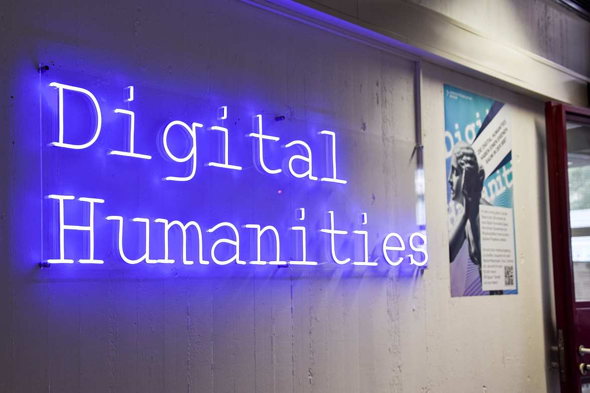 Leuchtschrift Digital Humanities