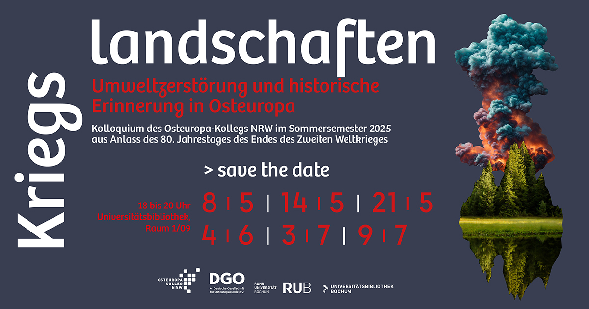 Bild: @ yulydesign GbR; Kriegslandschaften: Umweltzerstörung und historische Erinnerung in Osteuropa