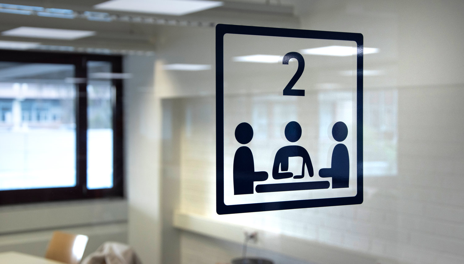 Gruppenarbeitsraum in der Universitätsbibliothek Nummer 2